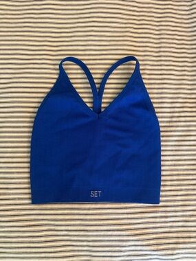 SET Active Sculptflex Ribbed Strappy Sports Bra (XS)